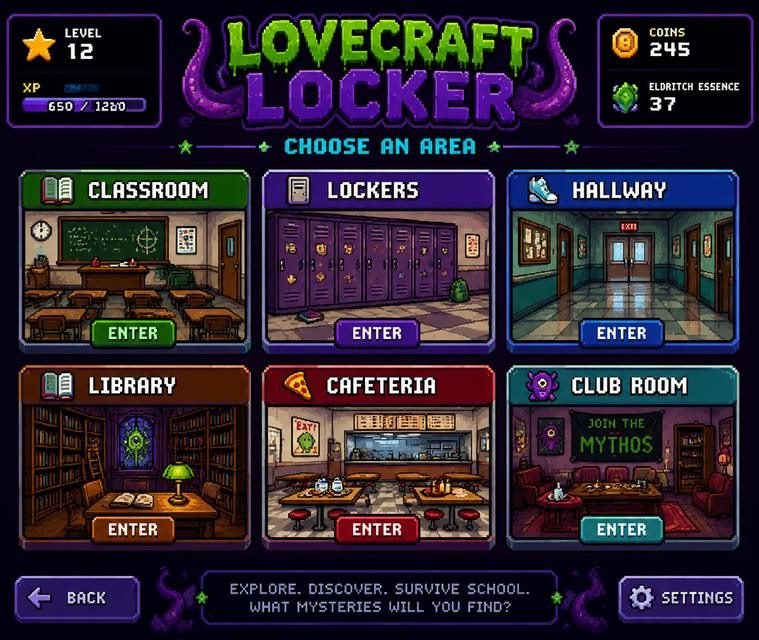 Lovecraft Locker 剧情互动 画面 3