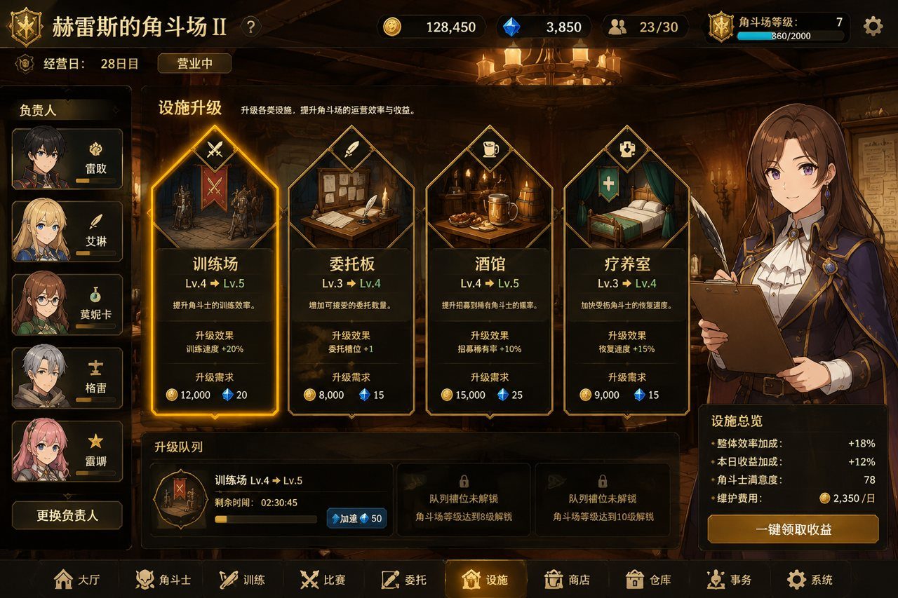 赫雷斯的角斗场Ⅱ 章节事件 页面配图 1